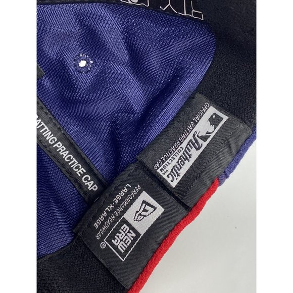 Cleveland Indians Blue Red C Cap Hat Flex L-XL Fitted New Era 3930 Large-XLarge - Picture 14 of 15